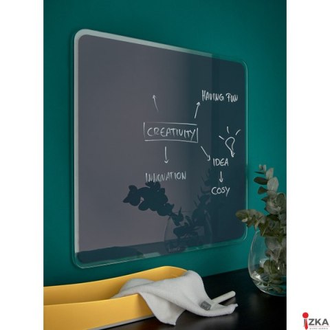 Szklana tablica magnetyczna Leitz Cosy 45x45cm, szara 70440089