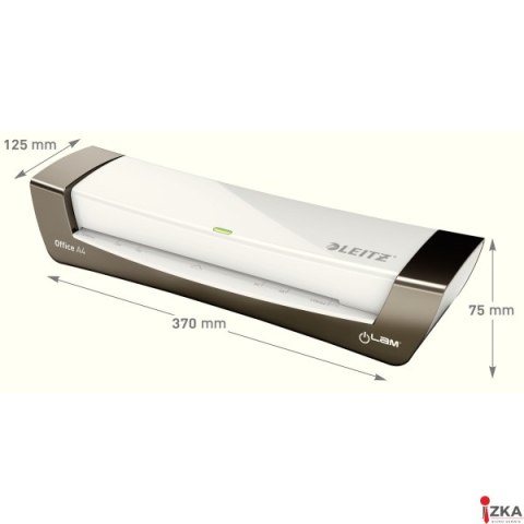 Laminator iLam OFFICE A4 230V srebrny 72510084 LEITZ Laminator iLam OFFICE A4 230V srebrny 72510084 LEITZ