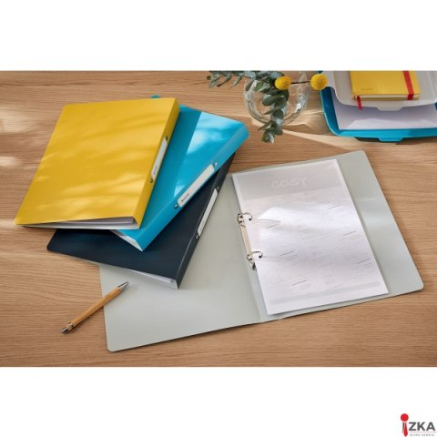 Segregator 2ringowy Leitz Cosy, szer. 32 mm, żółty 42380019 Segregator 2ringowy Leitz Cosy, szer. 32 mm, żółty 42380019