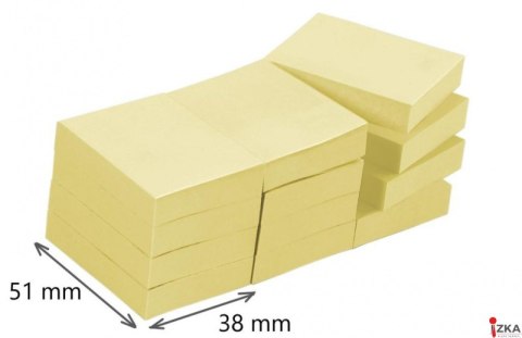Bloczki 3M POST-IT 653 38x51mm żółte 3x100kartek FT510060476 Bloczki 3M POST-IT 653 38x51mm żółte 3x100kartek FT510060476