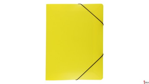 Teczka A4 z gumką-szeroka kolor żółty PP TG-02-04 BIURFOL