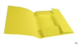 Teczka A4 z gumką-szeroka kolor żółty PP TG-02-04 BIURFOL