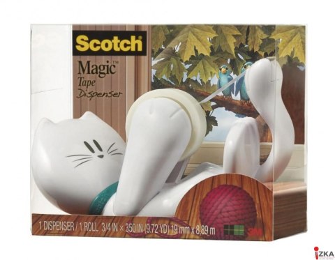 Dyspenser do taśm Scotch w ksztalcie kotka (C39 KITTY), taśma GRATIS 3M-HK100009412 3M-HK100009412 Dyspenser do taśm Scotch w ksztalcie kotka (C39 KITTY), taśma GRATIS 3M-HK100009412 3M-HK100009412