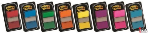 Zakładki indeksujące POST-IT 25x43mm niebieskie 680-2 50sztuk 3M Zakładki indeksujące POST-IT 25x43mm niebieskie 680-2 50sztuk 3M