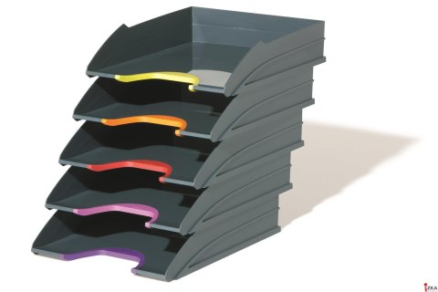 VARICOLOR zestaw 5 tacek na dokumenty Antracyt 770557 DURABLE VARICOLOR zestaw 5 tacek na dokumenty Antracyt 770557 DURABLE