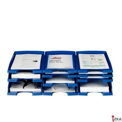 Półka na dokumenty LEITZ Plus Slim niebieski 52370035 Półka na dokumenty LEITZ Plus Slim niebieski 52370035
