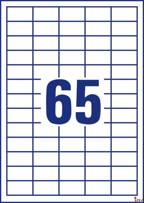 Trwałe etykiety uniwersalne 3666 38x21,2 100ark Avery Zweckform