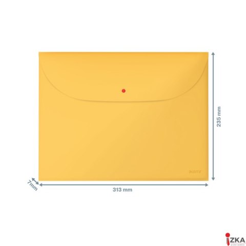 Teczka kopertowa z 2 przegródkami Leitz Cosy, żółta 47090019 Teczka kopertowa z 2 przegródkami Leitz Cosy, żółta 47090019