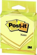 Bloczek samoprzylepny POST-IT (654), 76x76mm, 1x100 kart., żółty
