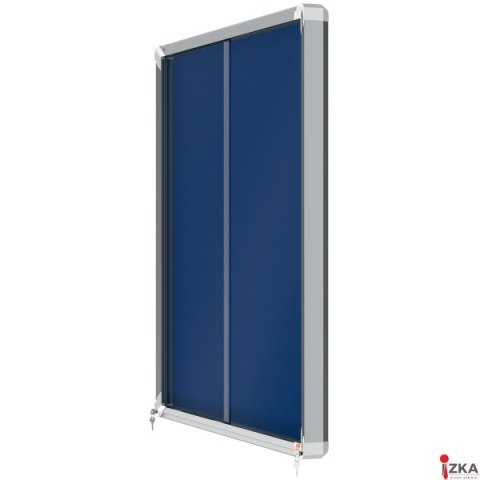 Gablota filcowa Nobo Premium Plus 12xA4, niebieska (drzwiczki przesówne) 1902566