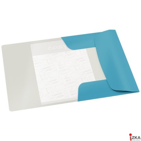 Teczka kartonowa z gumką Leitz Cosy, A4, niebieska 30020061 Teczka kartonowa z gumką Leitz Cosy, A4, niebieska 30020061