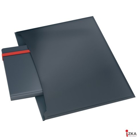Teczka kopertowa z 2 przegródkami Leitz Cosy, szara 47090089 Teczka kopertowa z 2 przegródkami Leitz Cosy, szara 47090089
