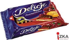 Ciastka DELICJE Szampańskie wiśnia 294g Ciastka DELICJE Szampańskie wiśnia 294g