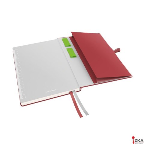 Notatnik LEITZ Complete A5 twarda oprawa 80k czerwony kratka 44770025