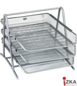 Stojak na dokumenty GR-069S srebrny metalowy siatka GRAND 120-1118 Stojak na dokumenty GR-069S srebrny metalowy siatka GRAND 120-1118