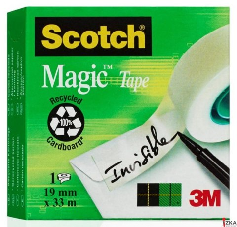 Taśma biurowa 19x33m matowa w pudełku 3M SCOTCH MAGIC 810 70005242196 Taśma biurowa 19x33m matowa w pudełku 3M SCOTCH MAGIC 810 70005242196