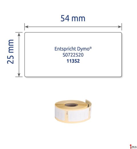 Etykiety adresowe AS0722520 25x54 500 et. w rolce do termodruku, białe, Avery Zweckform