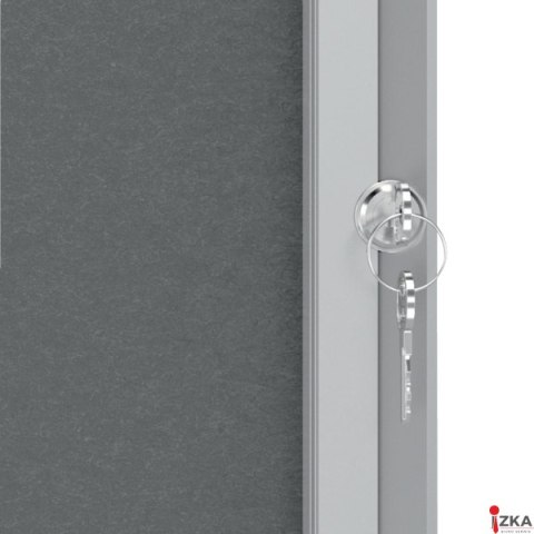 Gablota filcowa wewnętrzna Nobo Premium Plus 6xA4, szara 1915328