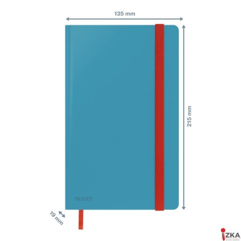 Notatnik Leitz Cosy, A5, kratka, niebieski 44540061