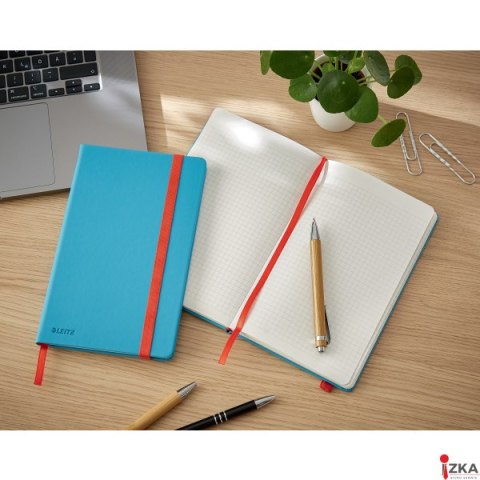 Notatnik Leitz Cosy, A5, kratka, niebieski 44540061