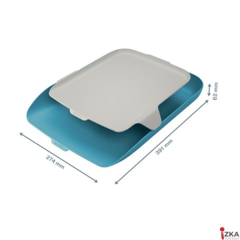 Półka na dokumenty z organizerem Leitz Cosy, niebieska 52590061