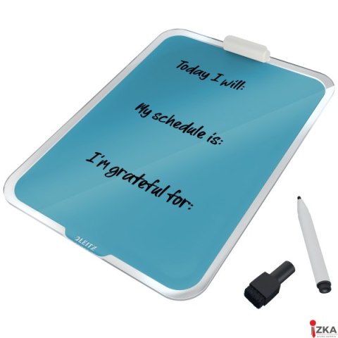 Szklana tabliczka na biurko Leitz Cosy, niebieski 39470061
