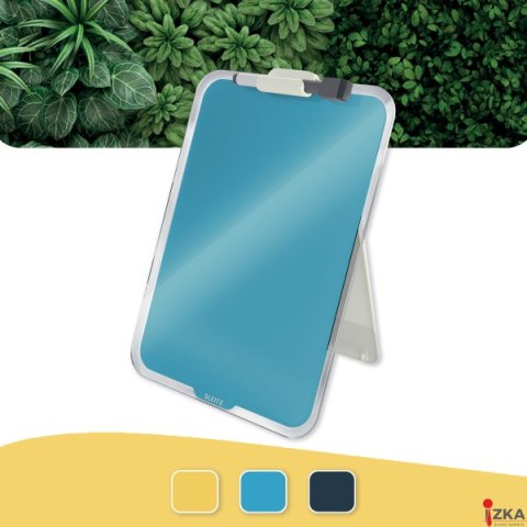 Szklana tabliczka na biurko Leitz Cosy, niebieski 39470061