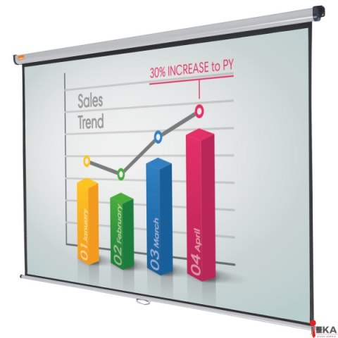 Ekran NOBO ścienny 200x151 3cm (4:3) przekątna 250cm 1902393
