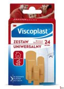 Zestaw plastrów VISCOPLAST, 24szt., 3rodzaje/5rozmiarów UNIWERSALNE YP201111603
