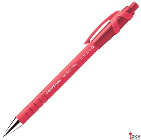 Długopis automatyczny FLEXGRIP ULTRA czerwony PAPER MATE S0190413 Długopis automatyczny FLEXGRIP ULTRA czerwony PAPER MATE S0190413