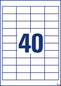 Etykiety uniwersalne ELA002 48,5 x 25,4 100 ark Economy Europe100 by Avery Zweckform