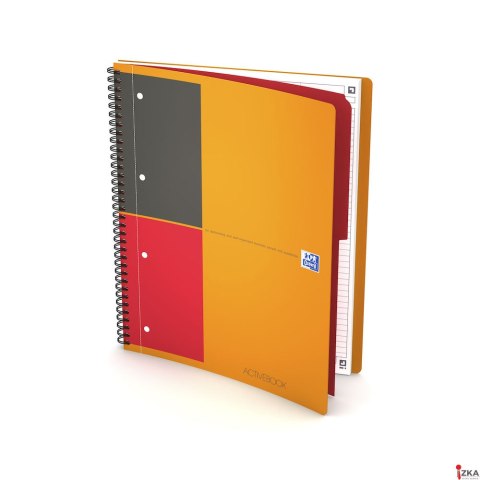 Kołonotatnik A4 80 kartek, linia / tagi, INTERNATIONAL ACTIVEBOOK, OXFORD, 100102994 Kołonotatnik A4 80 kartek, linia / tagi, INTERNATIONAL ACTIVEBOOK, OXFORD, 100102994