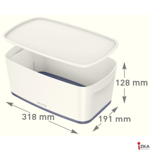 Pojemnik MyBOX mały z pokrywką biało-różowy LEITZ 52291023