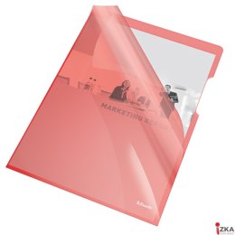 Ofertówki krystaliczne A4 150mic czerwone (25szt) ESSELTE 55433