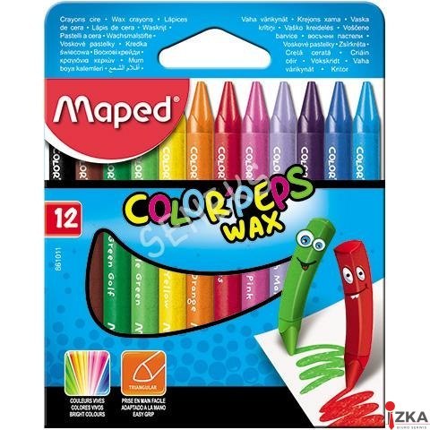 Kredki COLORPEPS świecowe 12 kolorów 861011 MAPED Kredki COLORPEPS świecowe 12 kolorów 861011 MAPED
