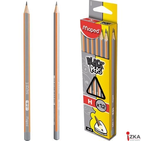 Ołówek drewniany Blackpeps H MAPED 850025 Ołówek drewniany Blackpeps H MAPED 850025