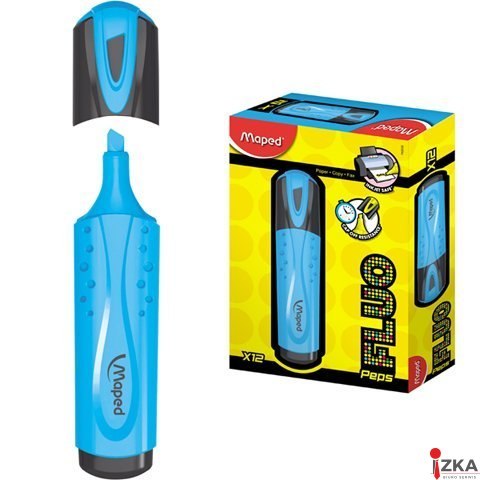 Zakreślacz FLUO PEPS niebieski MAPED 742530 Zakreślacz FLUO PEPS niebieski MAPED 742530