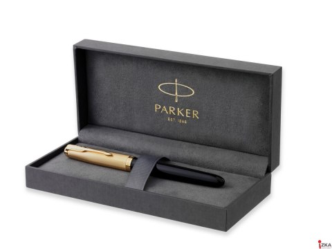 Pióro wieczne (F) - 18K PARKER 51 DELUXE BLACK GT 2123511, giftbox Pióro wieczne (F) - 18K PARKER 51 DELUXE BLACK GT 2123511, giftbox