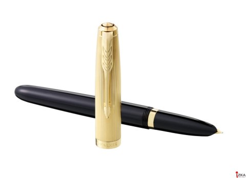 Pióro wieczne (F) - 18K PARKER 51 DELUXE BLACK GT 2123511, giftbox Pióro wieczne (F) - 18K PARKER 51 DELUXE BLACK GT 2123511, giftbox