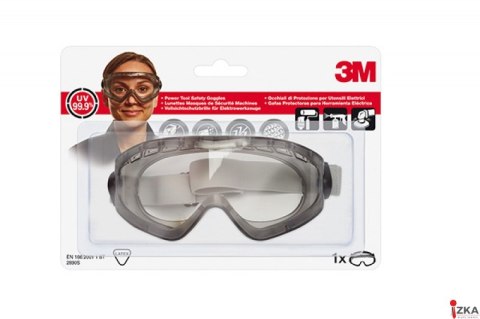 Gogle ochronne 3M (2890), transparentne