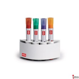 Magnetyczny pojemnik na markery do 20 mm średnicy, biały Nobo 8018500