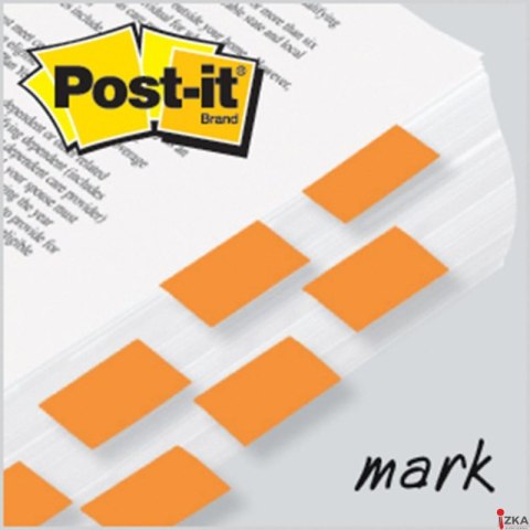 Zakładki indeksujące POST-IT_ (680-O2EU), PP, 25,4x43,2mm, 2x50 kart., pomarańczowy