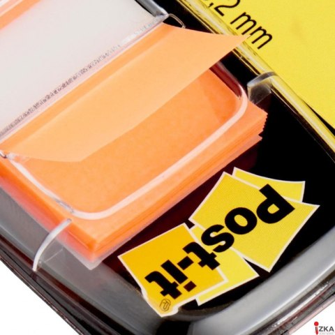 Zakładki indeksujące POST-IT_ (680-O2EU), PP, 25,4x43,2mm, 2x50 kart., pomarańczowy