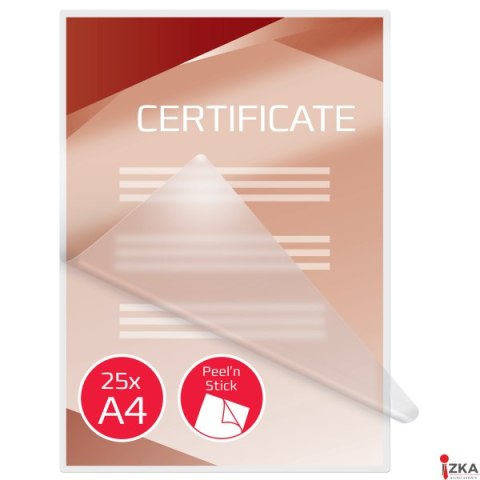 Samoprzylepne folie do laminacji GBC PeelnStick, A4, 75 mic. , 25 szt., 3747527