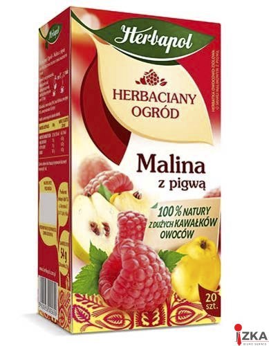 Herbata HERBAPOL HERBACIANY OGRÓD Malina z Pigwą 20t Herbata HERBAPOL HERBACIANY OGRÓD Malina z Pigwą 20t