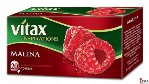 Herbata VITAX INSPIRATIONS Malina (20 saszetek) 40g zawieszka