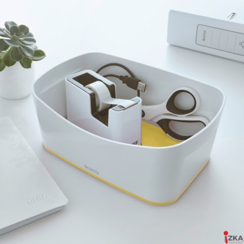 Podajnik taśmy klejącej Leitz WOW, żółty 53641016