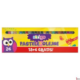 Pastele olejne 24 kolorów STRIGO SSC028