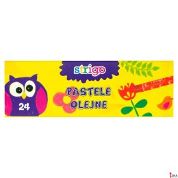 Pastele olejne 24 kolorów STRIGO SSC028