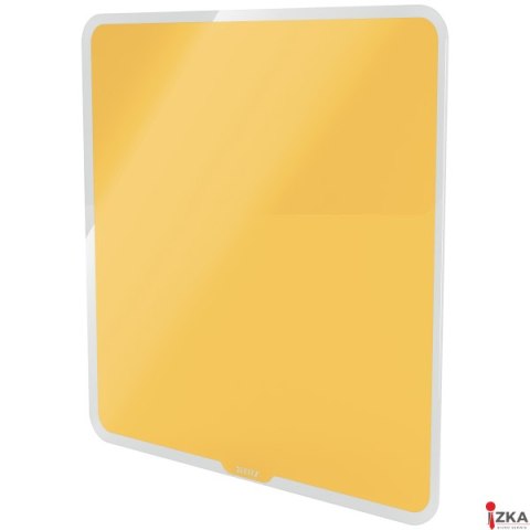 Szklana tablica magnetyczna Leitz Cosy 45x45cm, żółta, 70440019 Szklana tablica magnetyczna Leitz Cosy 45x45cm, żółta, 70440019